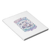Bloc-note Licorne Réservée et Idée Cadeau Magique Typographi (Incliné)