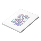 Bloc-note Licorne Réservée et Idée Cadeau Magique Typographi (Tourné)