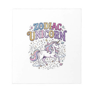 Bloc-note Licorne Zodiaque Licorne Marché de Vecteurs Premiu