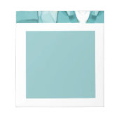Bloc-note Light Blue Marble Elegant Modern Pattern (Devant)