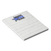 Bloc-note Ligne bleue mince... (Incliné)