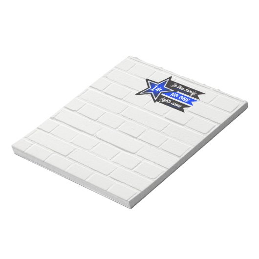 Bloc-note Ligne bleue mince... (Tourné)