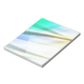 Bloc-note Lignes Abstraites en couleurs douces (Tourné)