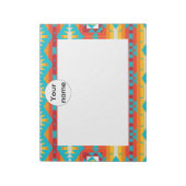 Bloc-note Lignes de formes tribales (Tourné)