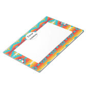 Bloc-note Lignes de formes tribales (Incliné)