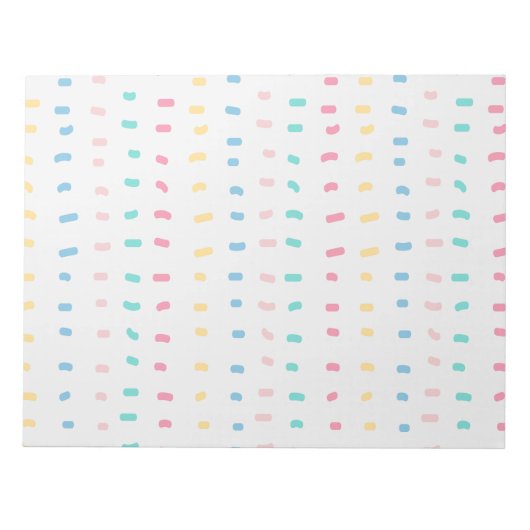 Bloc-note Lignes motifs (Devant)