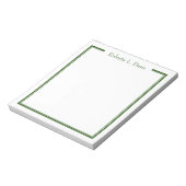 Bloc-note Lignes simples et sophistiquées personnalisées (Tourné)