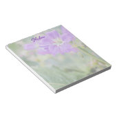 Bloc-note Lilac Fleur sauvage Photo Geranium Fleur botanique (Incliné)