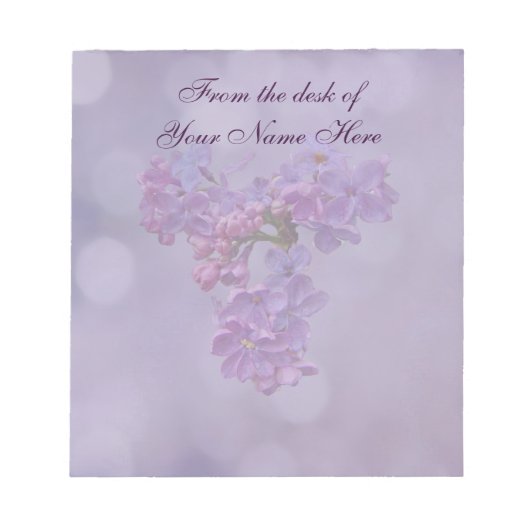 Bloc-note Lilacs au printemps (Devant)