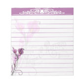 Bloc-note Lilies violettes (Devant)