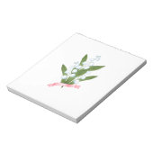 Bloc-note Lily of the valley (Tourné)