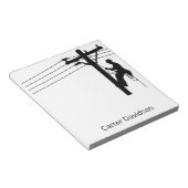 Bloc-note Lineman Electric Utility Journeyman Gift (Incliné)