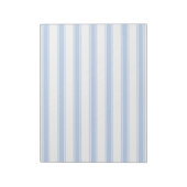 Bloc-note Linge d'enveloppe Smart Blue & White Ticking Strip (Tourné)