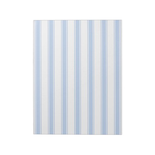 Bloc-note Linge d'enveloppe Smart Blue & White Ticking Strip (Tourné)