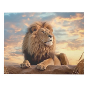 Bloc-note Lion Animal Nature sauvage majestueuse