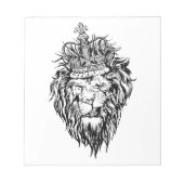 Bloc-note Lion dans la couronne (Devant)