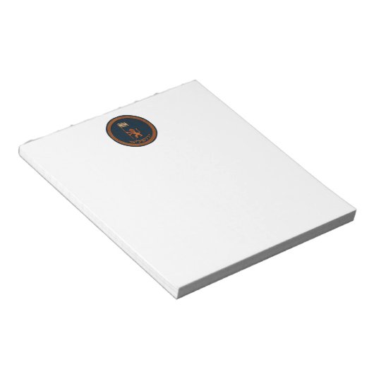 Bloc-note Lion Du Jour De Jérusalem Avec Drapeau (Incliné)