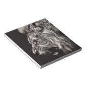 Bloc-note Lion homme en colère (Incliné)