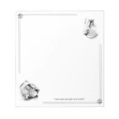 Bloc-note Lion Lionne Dirige avec Force et Clarité (Devant)