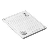 Bloc-note Lion Lionne Diriger avec Force avec des Lignes (Incliné)