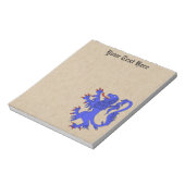 Bloc-note Lion Rampant Azure (Tourné)
