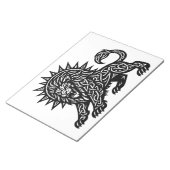 Bloc-note Lion Zodiaque Soleil‑Crinière Lion | BurnsInHell (Incliné)
