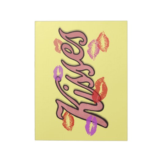 BLOC-NOTE LIP KISSES (Tourné)