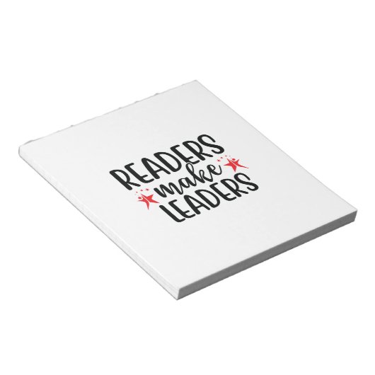 Bloc-note Lire Lecture Art Lecteurs Font Leaders (Incliné)