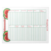 Bloc-note List de Watermelon (Devant)
