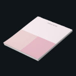 Bloc-note Liste À Faire Chic Faisant Pink Colorblock Éloigne<br><div class="desc">Plaque de note esthétique simple dans des blocs de couleurs modernes de bleu, pastel et rose pâle. Rationaliser les tâches en les classant en fonction de l'urgence et de l'importance. Ajoutez un nom, une citation ou remplacez le titre par "You got this", "Notes", "Things To Do" comme rappel pour rester...</div>