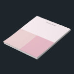 Bloc-note Liste À Faire Chic Faisant Pink Colorblock Éloigne<br><div class="desc">Plaque de note esthétique simple dans des blocs de couleurs modernes de bleu, pastel et rose pâle. Rationaliser les tâches en les classant en fonction de l'urgence et de l'importance. Ajoutez un nom, une citation ou remplacez le titre par "You got this", "Notes", "Things To Do" comme rappel pour rester...</div>