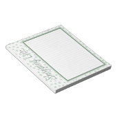 Bloc-note Liste d'achats (Incliné)