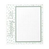 Bloc-note Liste d'achats (Devant)