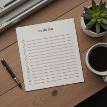 Liste de choses à faire minimaliste professeur Gri