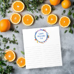 Bloc-note Liste de courses d'épicerie personnalisée<br><div class="desc">Faites vos listes d'achats en style avec ce bloc-notes personnalisable d'épicerie, de planification de repas ou de liste de choses à faire. Cliquez sur "personnaliser" pour customiser avec votre nom ou ajouter du texte à vos besoins. Conservez ou supprimez également les lignes en cliquant sur le groupe et en supprimant....</div>