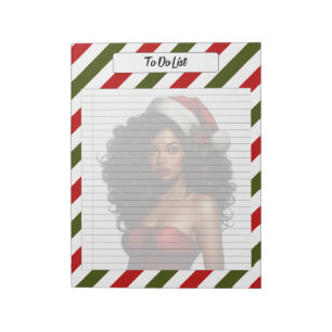 Bloc-note Liste de Noël Beauté Pinup_ à faire