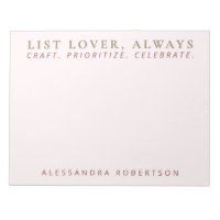 Liste de noms élégante Lover Pastel Rose Minimalis