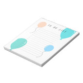 Bloc-note Liste de tâches minimaliste (Tourné)