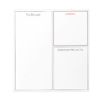 Bloc-note Liste de Tâches Tableau Blanc Effaçable à Sec & Se