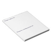 Bloc-note Liste Drôle À Faire (Incliné)