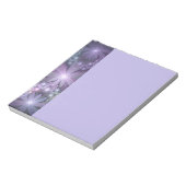Bloc-note Lit de fleurs tendance brillant art fractal abstra (Tourné)