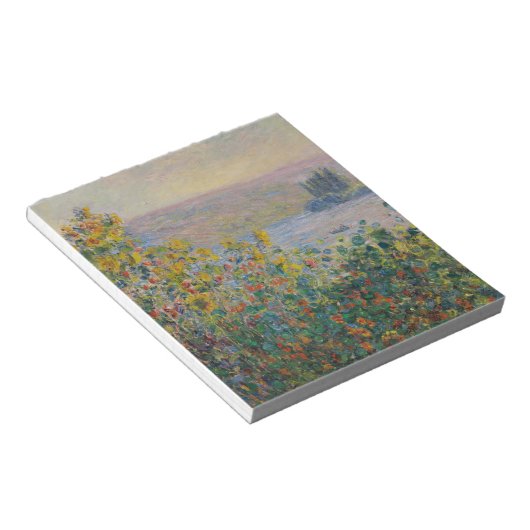 Bloc-note Lits à fleurs à Vétheuil - Claude Monet (Incliné)