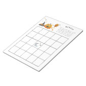Bloc-note Little Boo Halloween Baby shower Bingo Jeu (Incliné)