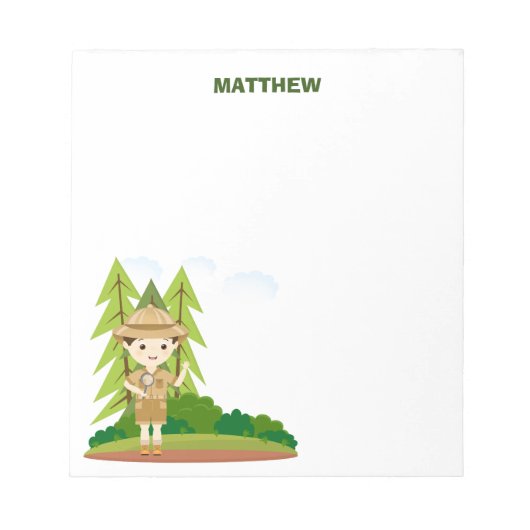 Bloc-note Little Explorer (Devant)