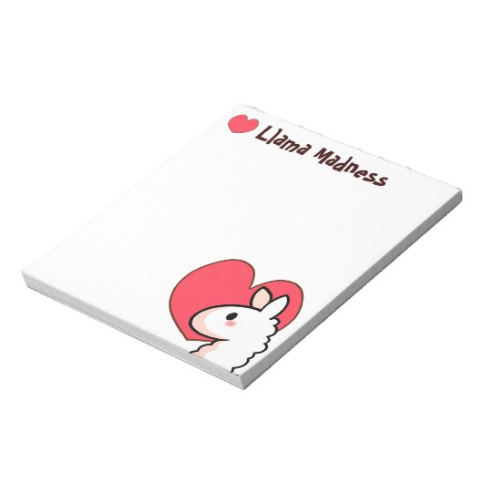 Bloc-note Little Llama (Tourné)