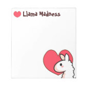 Bloc-note Little Llama (Devant)
