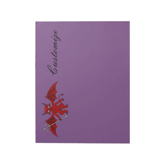 Bloc-note Little Red Devil Thunder_Cove (Tourné)