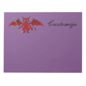 Bloc-note Little Red Devil Thunder_Cove (Devant)