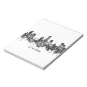 Bloc-note Little Rock Skyline BW (Tourné)