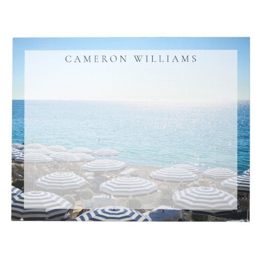 Bloc-note Littoral | Côte d'Azur, Nice France (Devant)